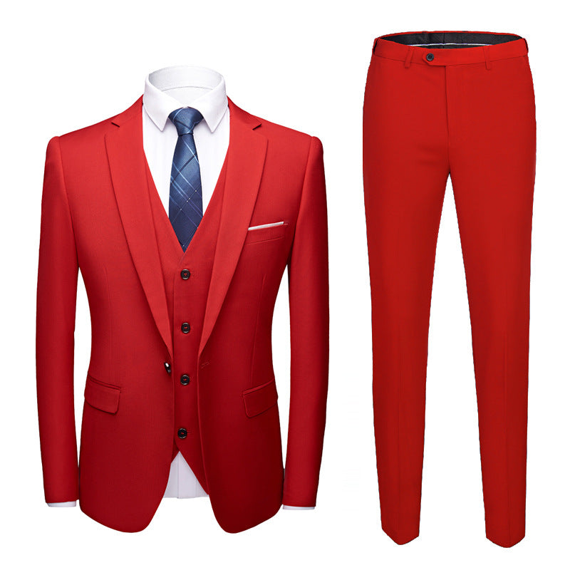 Three Piece Business Suit Set