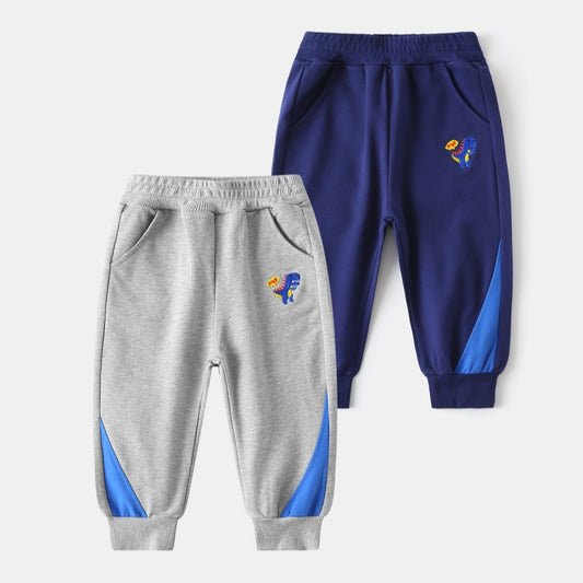 Dinosaur embroidered sweatpants