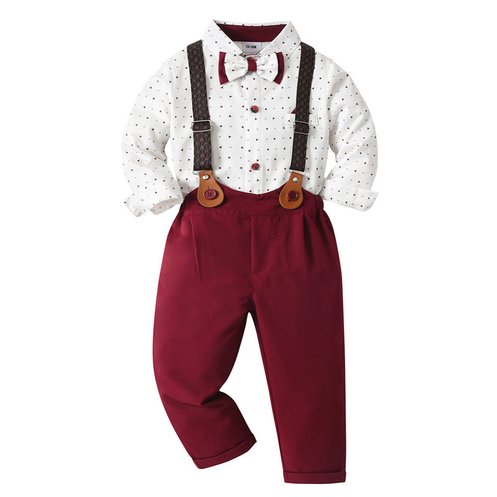Long Sleeve Long Pants Overalls Set