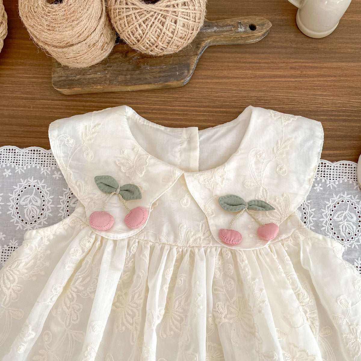 Flower Embroidery Dress