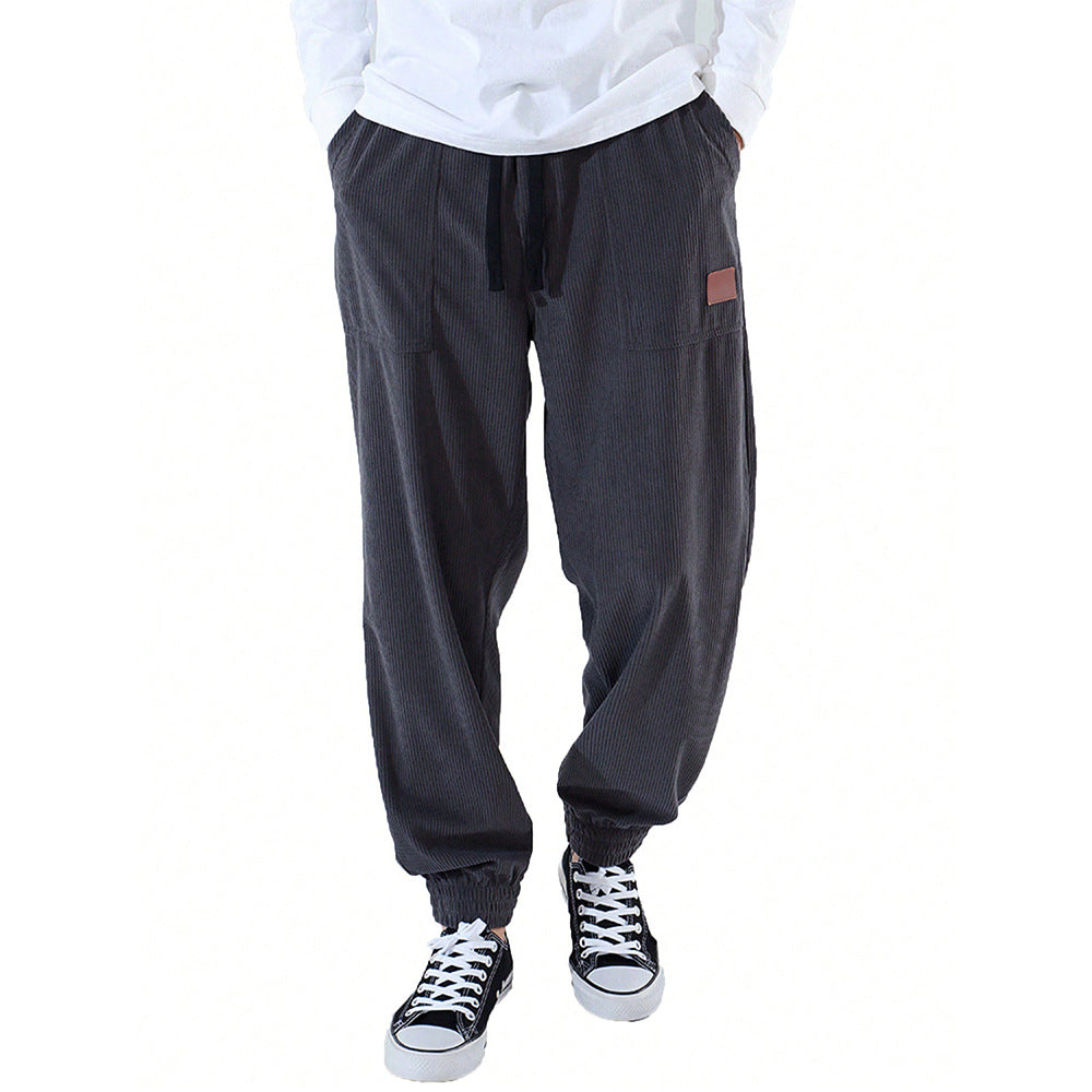 Drawstring Elastic Waist  Pants