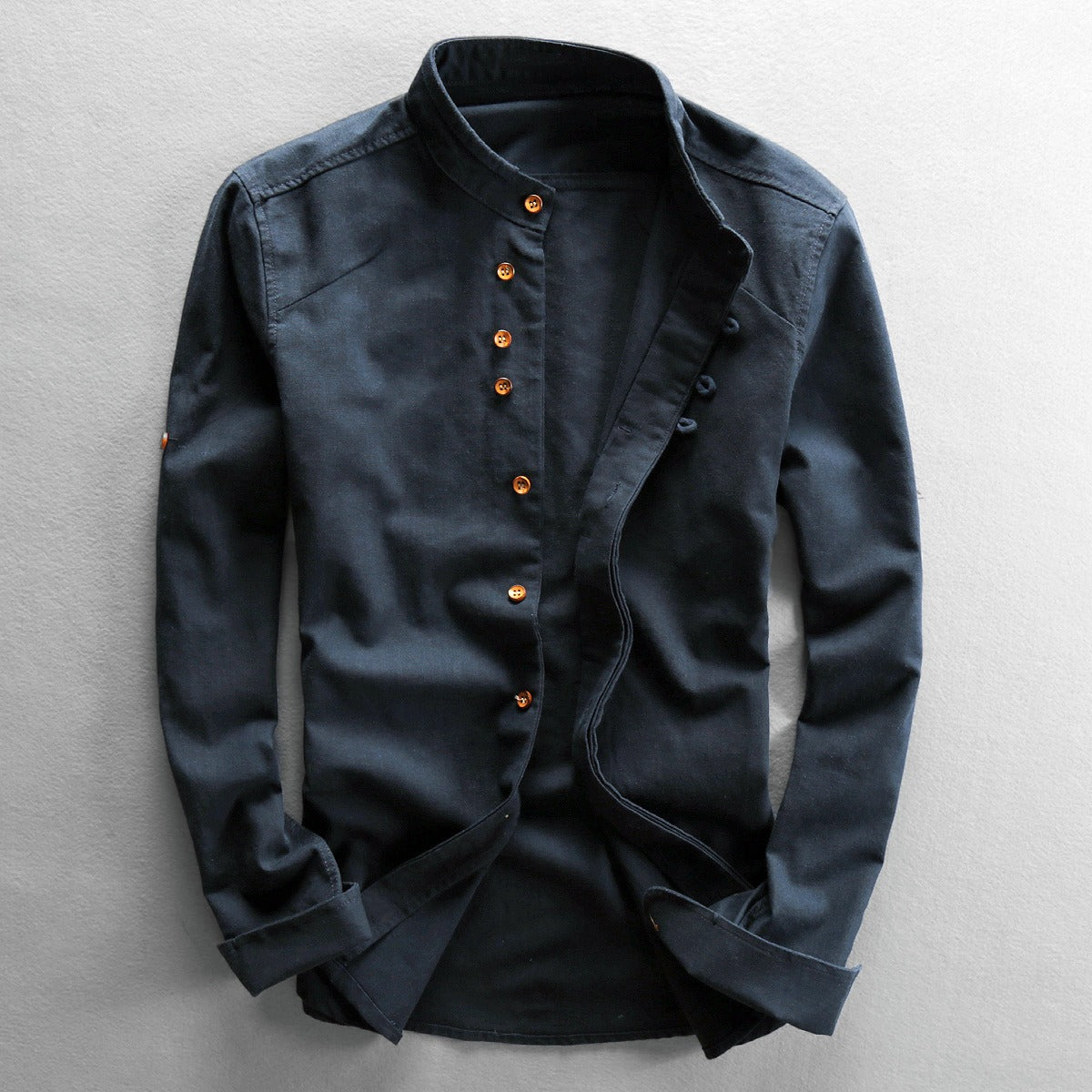 Casual Linen Blend Shirt
