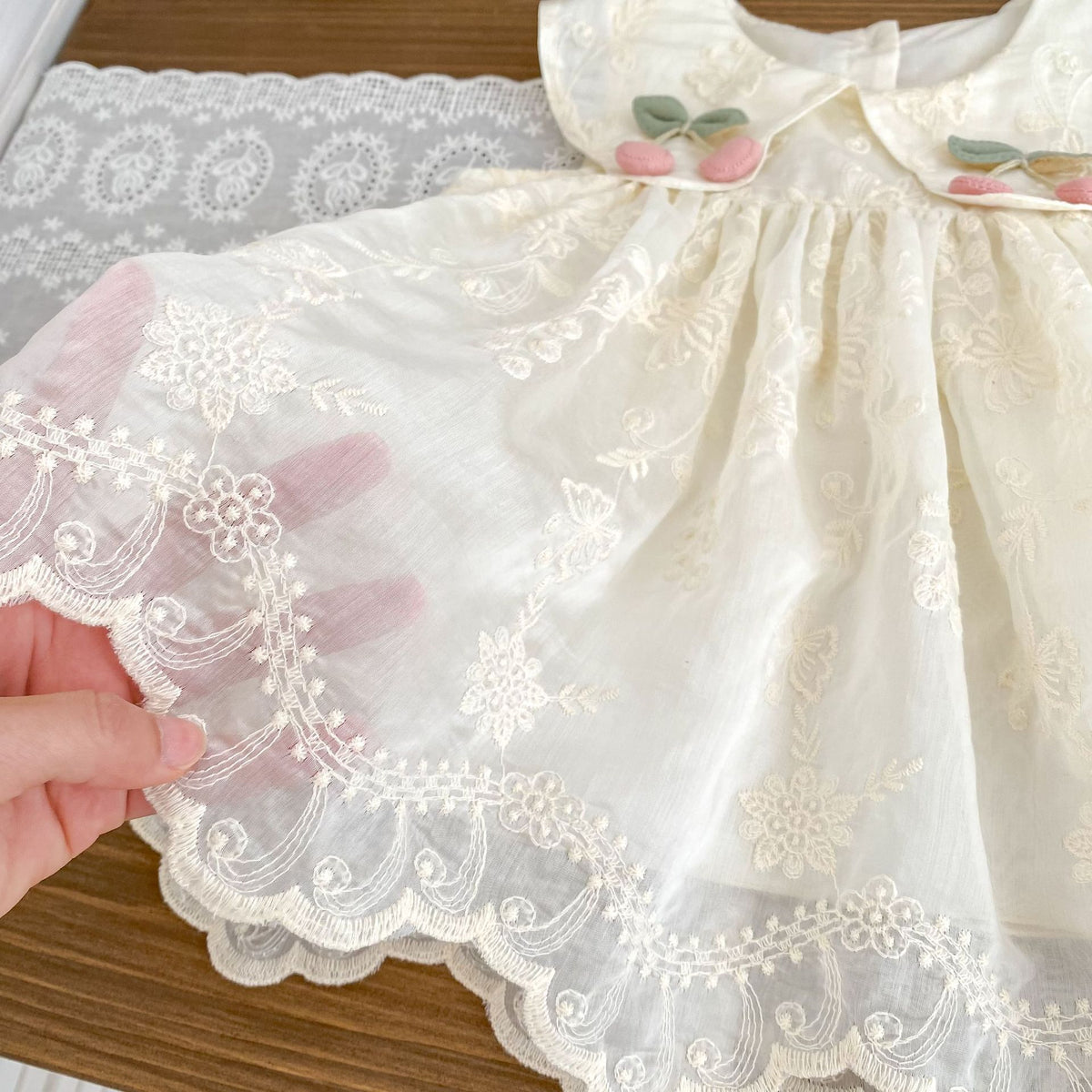 Flower Embroidery Dress