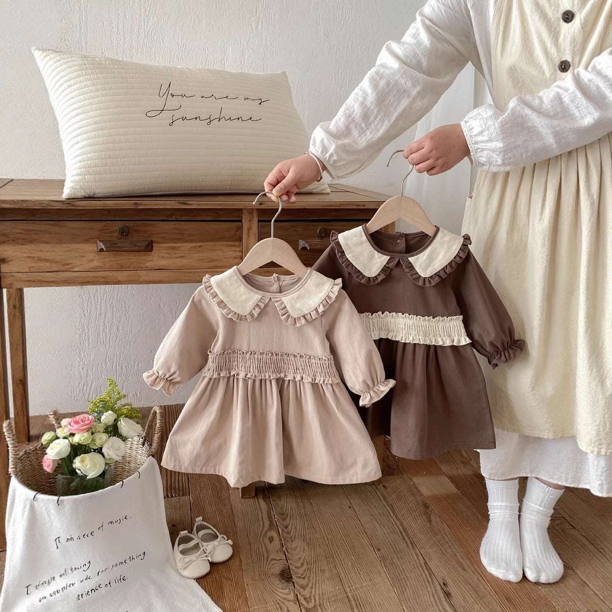 Spring Autumn Knit Dress Outfit