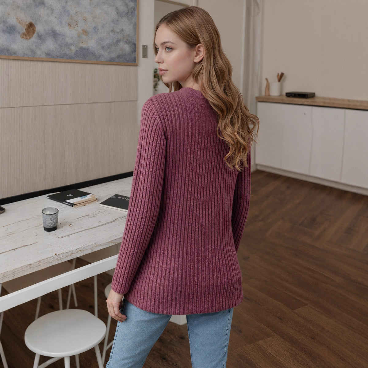 Long sleeved casual t-shirt