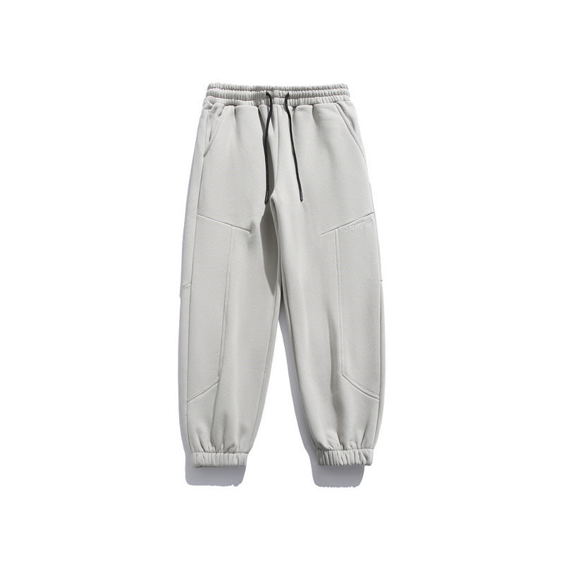 Embroidered drawstring sweatpants