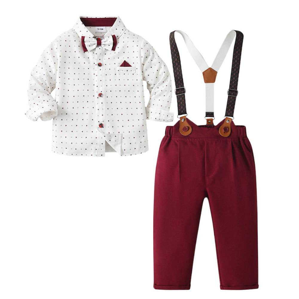 Long Sleeve Long Pants Overalls Set