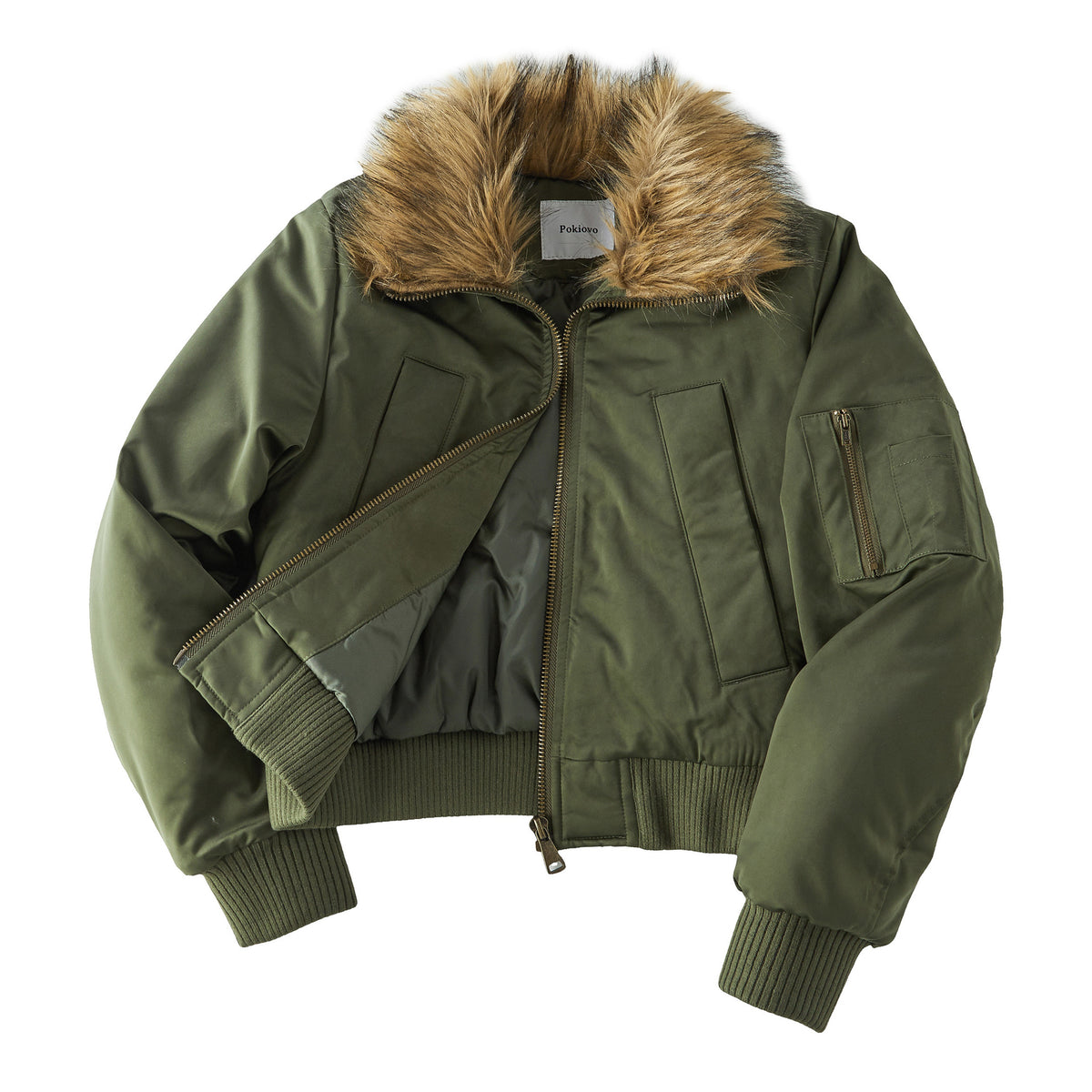 Winter short warm jacket
