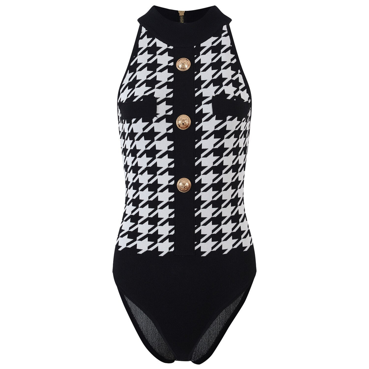 Luxury Vintage Plaid Jumpsuit