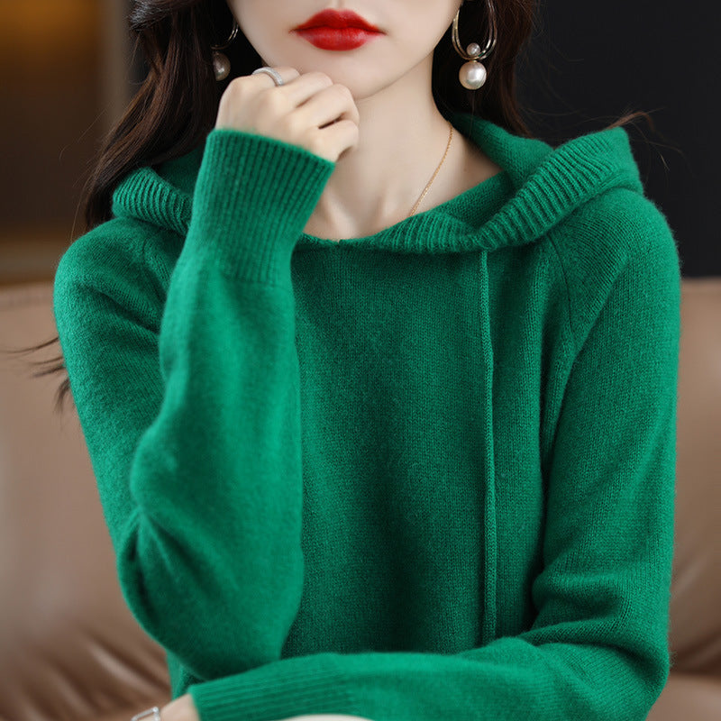 Drawstring Sweater Hoodie