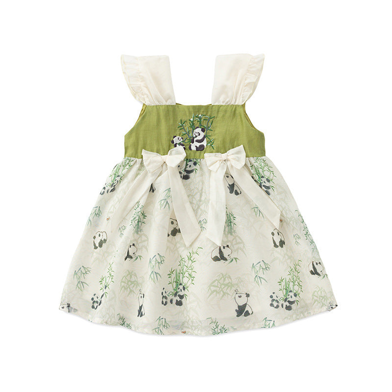 Buttoned Strap Dress