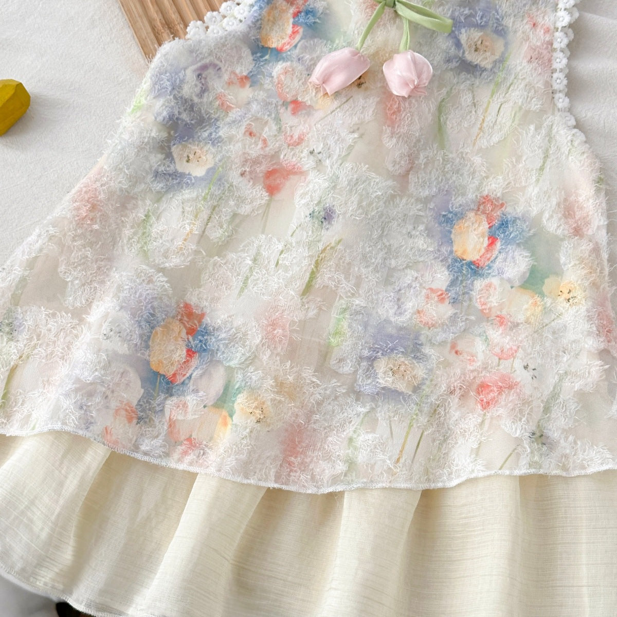 Sleeveless Floral Tank Dress