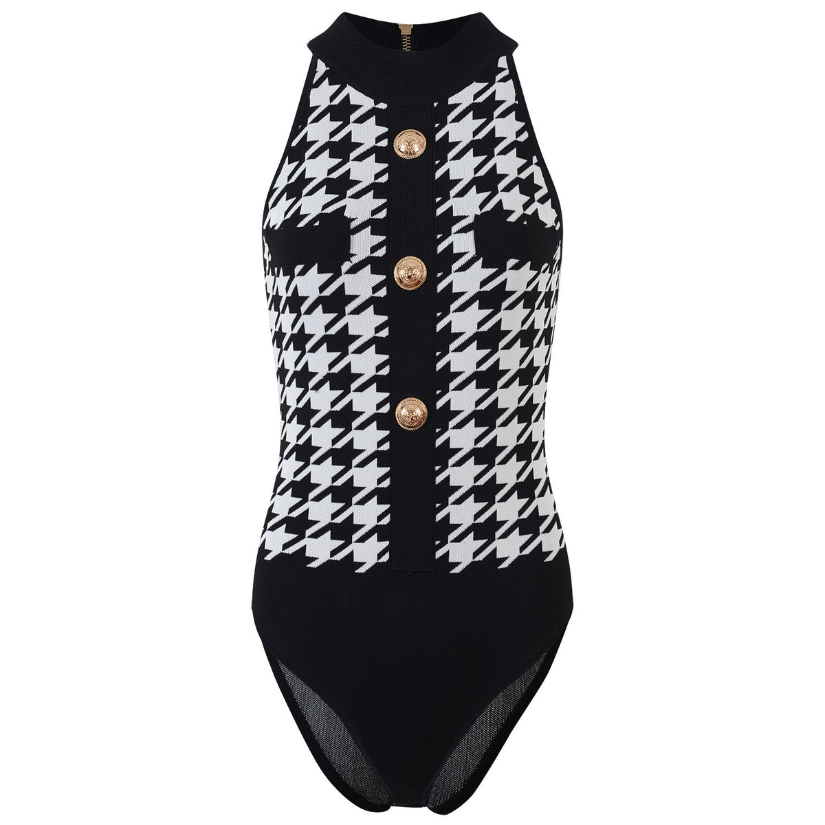 Luxury Vintage Plaid Jumpsuit