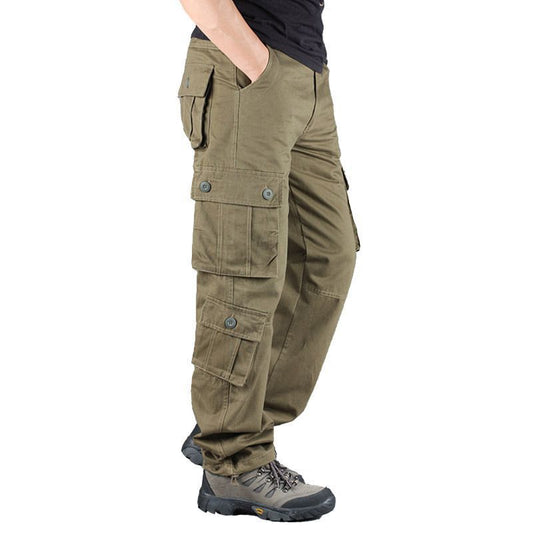 Outdoor sturdy and wear-resistant cargo pants