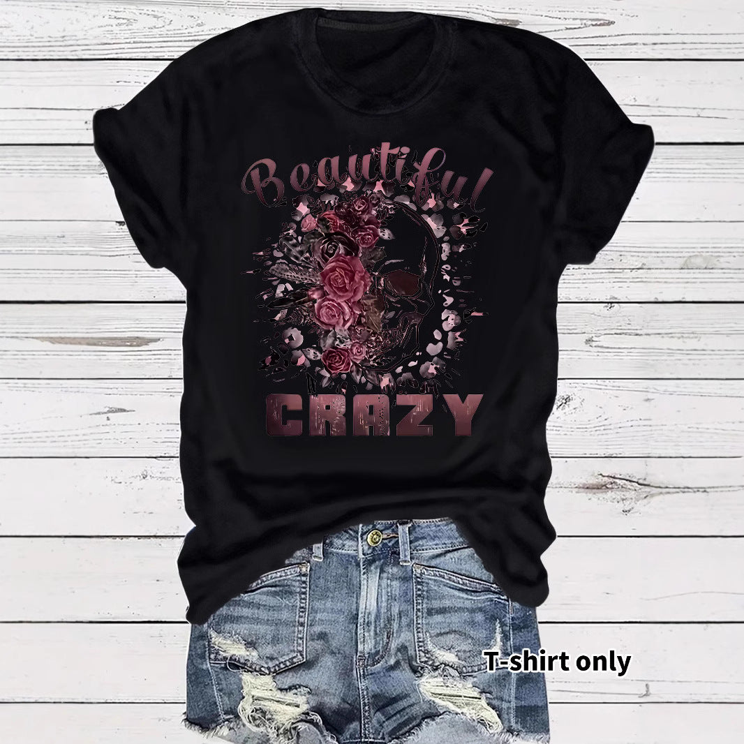 T-shirt skull print