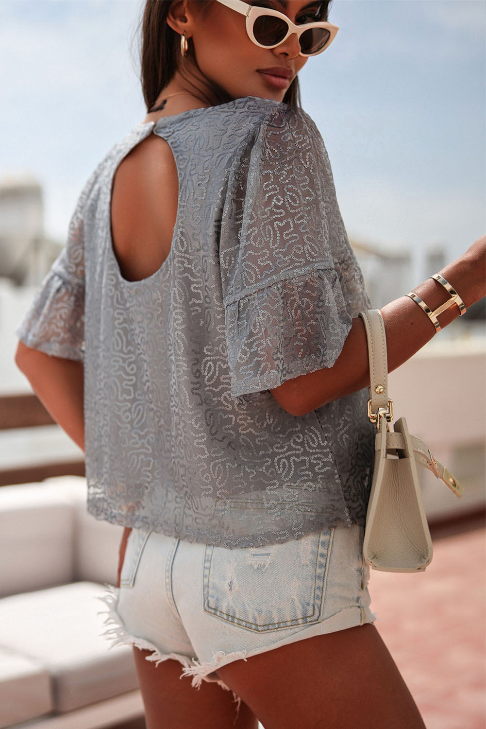 Sequin Blouse